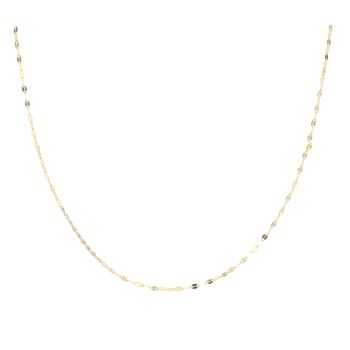 9ct Yellow Gold Sparkle Forzatina Chain 18"