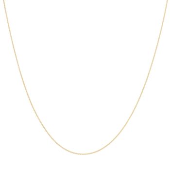 9ct Yellow Gold Mini Spiga Fancy Chain 18"