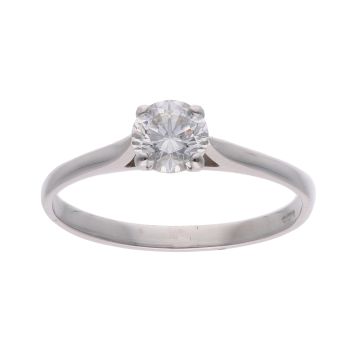 18ct White Gold 0.50ct Diamond Solitaire Ring