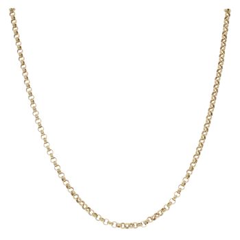 9ct Yellow Gold Belcher Chain 18"