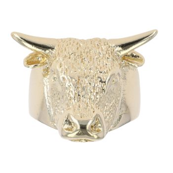 9ct Yellow Gold Bull Ring