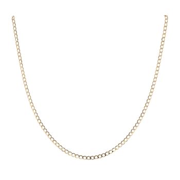 9ct Yellow Gold Curb Chain 20"