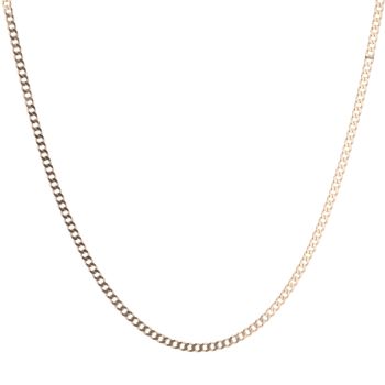 9ct Yellow Gold Curb Chain 18"
