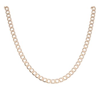 9ct Yellow Gold Curb Chain 20"