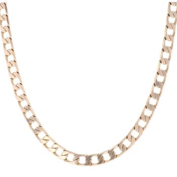 9ct Yellow Gold Curb Chain 20"
