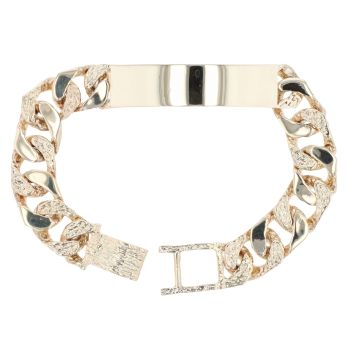9ct Yellow Gold ID Bracelet 7"