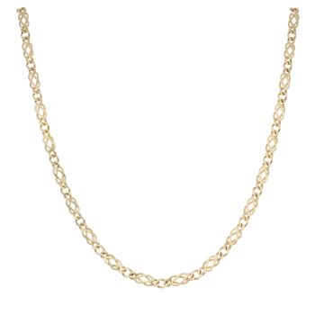9ct Yellow Gold Fancy Chain 24"