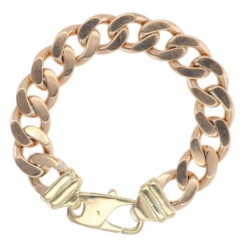 9ct Yellow Gold Curb Bracelet 7.5"