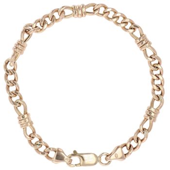 9ct Yellow Gold Curb Bracelet 7"