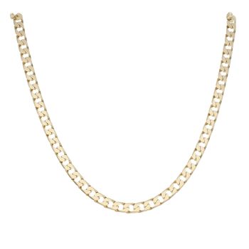 9ct Yellow Gold Curb Chain 20"