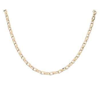 9ct Yellow Gold Fancy Chain 16"