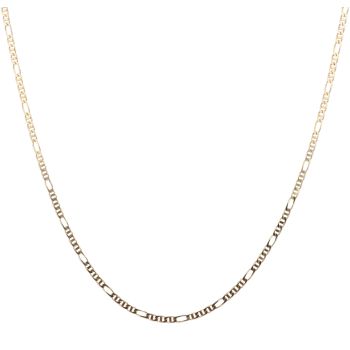 9ct Yellow Gold Figaro Chain 18"