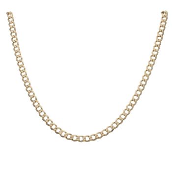 9ct Yellow Gold Curb Chain 24"