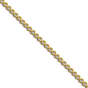18ct Yellow Gold 1.00ct Diamond Tennis Bracelet