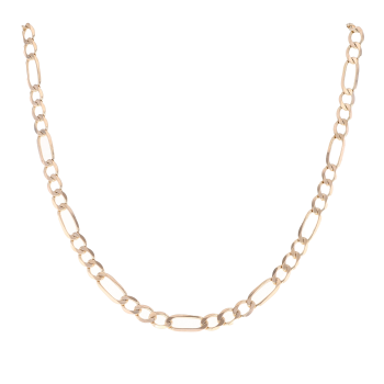 9ct Yellow Gold Figaro Chain 18"