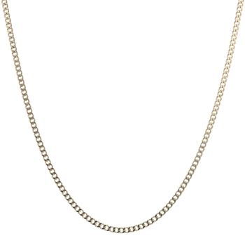 9ct Yellow Gold Curb Chain 16"