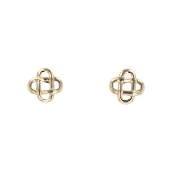 9ct Yellow Gold Celtic Stud Earrings