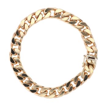 9ct Yellow Gold Curb Bracelet 7.5"