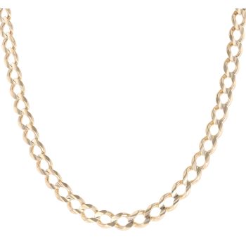 9ct Yellow Gold Curb Chain 28"
