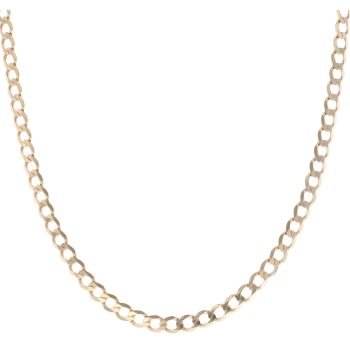 9ct Yellow Gold Curb Chain 24"
