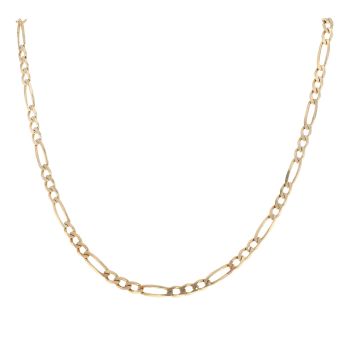 9ct Yellow Gold Figaro Chain 20"