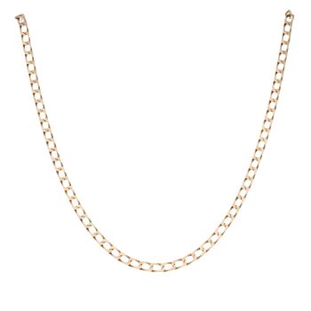 9ct Yellow Gold Curb Chain 16"