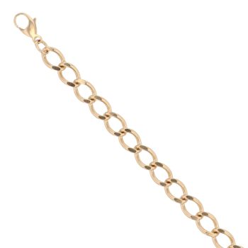 9ct Yellow Gold Curb Bracelet 7.5"