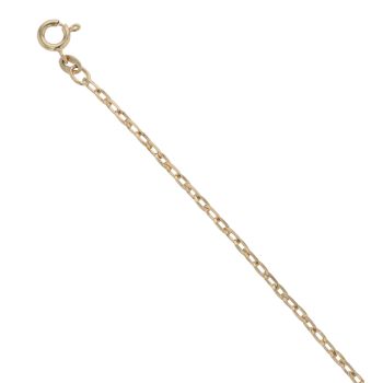 9ct Yellow Gold Belcher Bracelet 9.5"