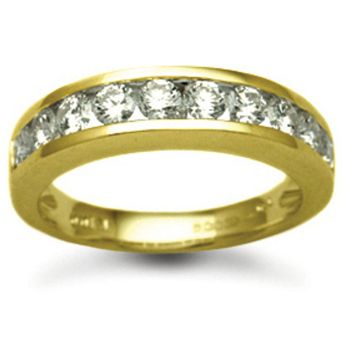 18ct Yellow Gold 1.00ct Diamond Eternity Ring