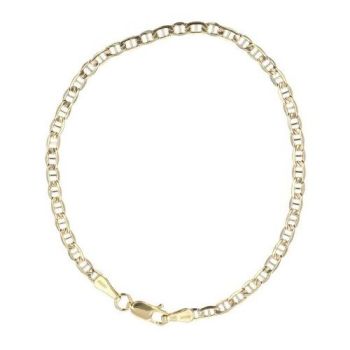 9ct Yellow Gold Anchor 7.5" Bracelet
