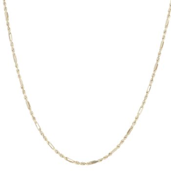 9ct Yellow Gold Fancy Rope Chain 18"