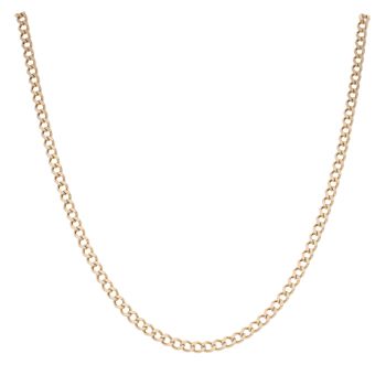 9ct Yellow Gold Curb Chain 20"