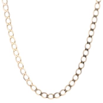 9ct Yellow Gold Curb Chain 24"