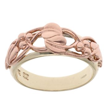9ct Yellow And Rose Gold Tree Of Life Clogau Ring