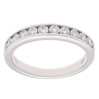 18ct White Gold 0.50ct Brilliant Cut Diamond Eternity Ring