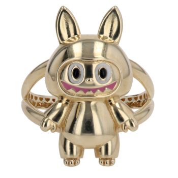 14ct Yellow Gold Plain Bunny Ring