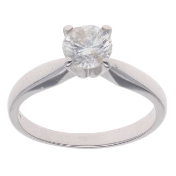 18ct White Gold 0.75ct Diamond Solitaire Ring