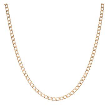 9ct Yellow Gold Curb Chain 22"
