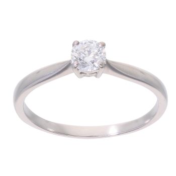 Platinum Solitaire 0.50ct Diamond Ring