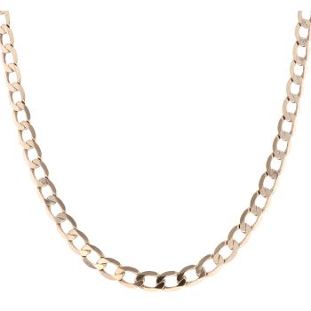 9ct Yellow Gold Curb Chain 20"