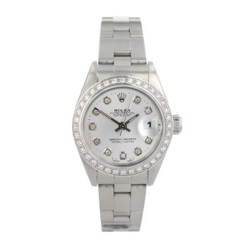 Rolex Custom Oyster Perpetual Date Pre Owned Watch Ref 79160