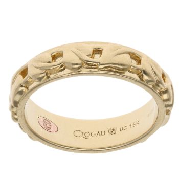 18ct Yellow Gold Vine Of Life Clogau Ring