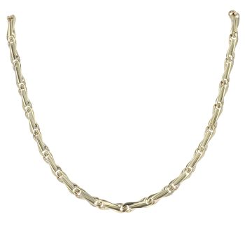 9ct Yellow Gold Fancy Chain 18"