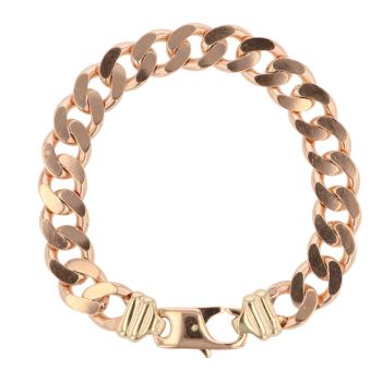 9ct Yellow Gold Curb Bracelet 9"