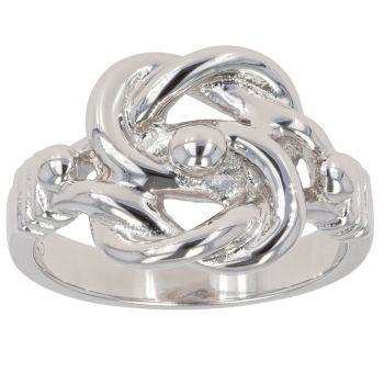 Silver Knot Ring By Icesia
