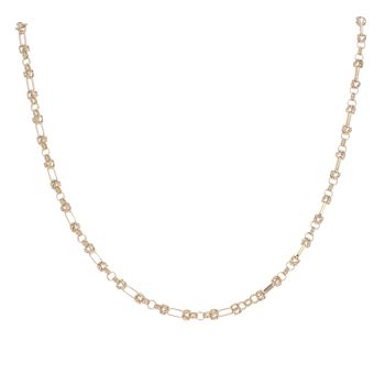 9ct Yellow Gold Fancy Chain 18"