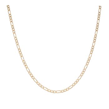 9ct Yellow Gold Figaro Chain 18"