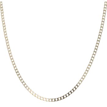 9ct Yellow Gold Curb Chain 22"