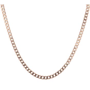 9ct Yellow Gold Curb Chain 22"