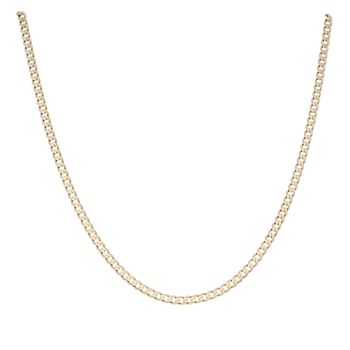 9ct Yellow Gold Curb Chain 18"